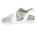 Sandalias Imac zapatos Mujer modelo 758040 Blanco Velcro