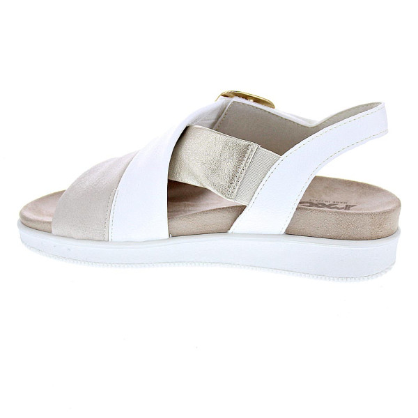 Sandalias Imac zapatos Mujer modelo 758040 Blanco Velcro
