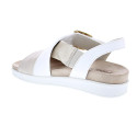 Sandalias Imac zapatos Mujer modelo 758040 Blanco Velcro