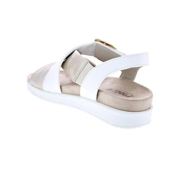 Sandalias Imac zapatos Mujer modelo 758040 Blanco Velcro