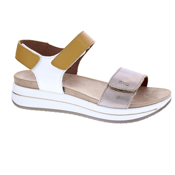 Sandalias Igi zapatos Mujer modelo 7675455 Beige Velcro