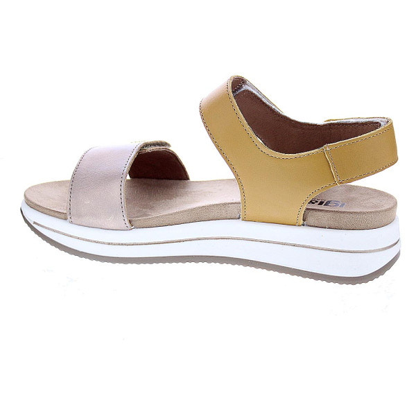 Sandalias Igi zapatos Mujer modelo 7675455 Beige Velcro