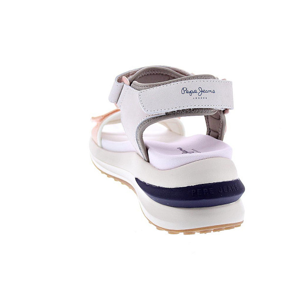 Sandalias Pepe Jeans zapatos Mujer modelo Winslove Sport Gris Velcro