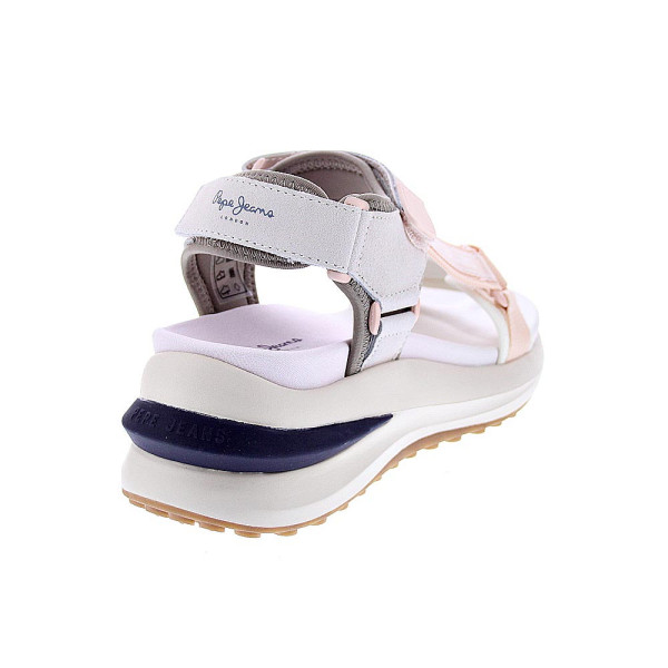 Sandalias Pepe Jeans zapatos Mujer modelo Winslove Sport Gris Velcro