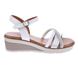 Sandalias Mtng zapatos Mujer modelo Mariella Blanco Hebillas