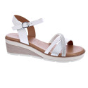 Sandalias Mtng zapatos Mujer modelo Mariella Blanco Hebillas