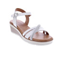 Sandalias Mtng zapatos Mujer modelo Mariella Blanco Hebillas