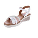 Sandalias Mtng zapatos Mujer modelo Mariella Blanco Hebillas