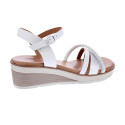 Sandalias Mtng zapatos Mujer modelo Mariella Blanco Hebillas