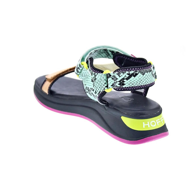 Sandalias Hoff zapatos Mujer modelo Tenos Negro Velcro