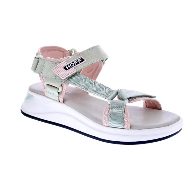 Sandalias Hoff zapatos Mujer modelo Barrow Verde Velcro