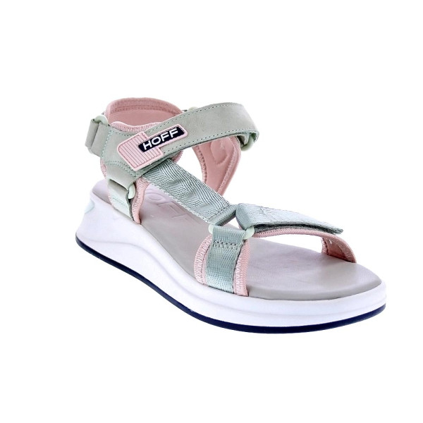 Sandalias Hoff zapatos Mujer modelo Barrow Verde Velcro