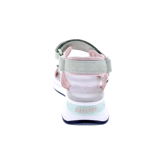 Sandalias Hoff zapatos Mujer modelo Barrow Verde Velcro