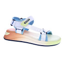 Sandalias Hoff zapatos Mujer modelo Barbuda Multicolor Velcro