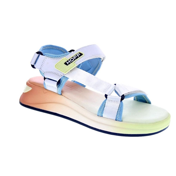 Sandalias Hoff zapatos Mujer modelo Barbuda Multicolor Velcro