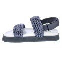 Sandalias Hoff zapatos Mujer modelo Galdana Azul Azul Velcro