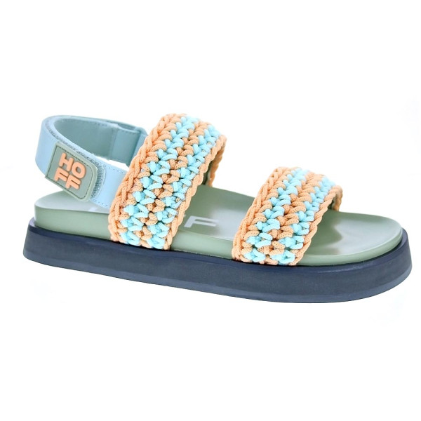 Sandalias Hoff zapatos Mujer modelo Galdana Melocoton Amarillo Velcro