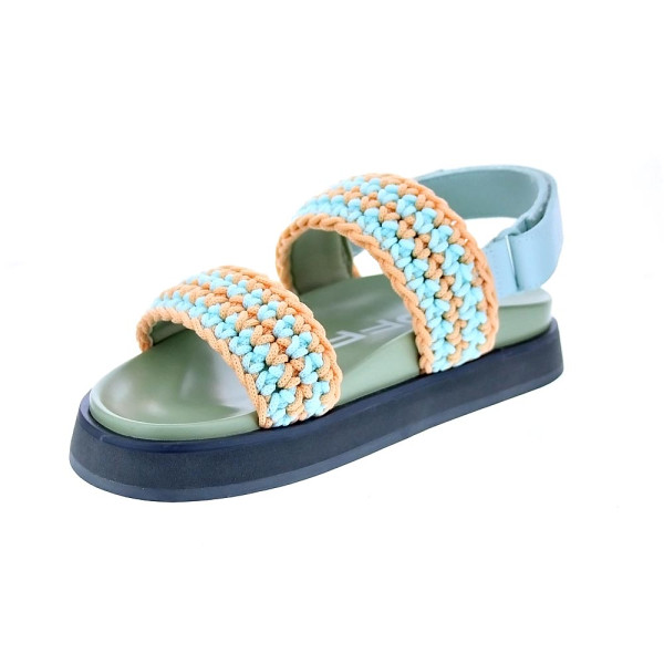 Sandalias Hoff zapatos Mujer modelo Galdana Melocoton Amarillo Velcro