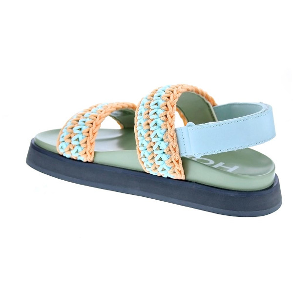 Sandalias Hoff zapatos Mujer modelo Galdana Melocoton Amarillo Velcro