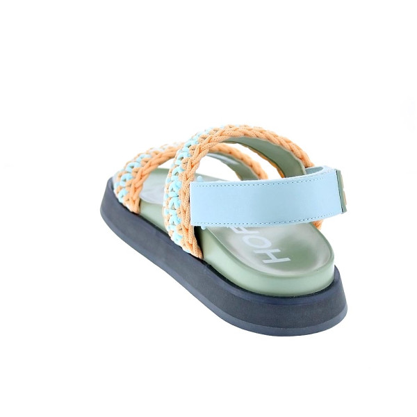 Sandalias Hoff zapatos Mujer modelo Galdana Melocoton Amarillo Velcro