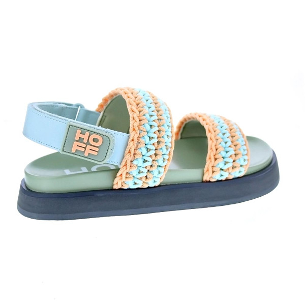 Sandalias Hoff zapatos Mujer modelo Galdana Melocoton Amarillo Velcro