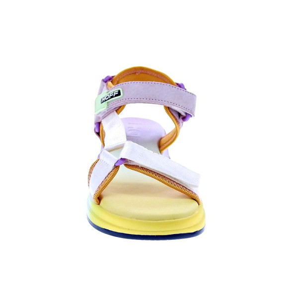 Sandalias Hoff zapatos Mujer modelo Redonda Amarillo Velcro