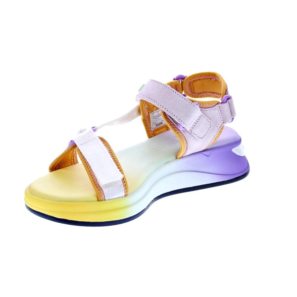 Sandalias Hoff zapatos Mujer modelo Redonda Amarillo Velcro