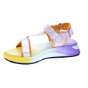 Sandalias Hoff zapatos Mujer modelo Redonda Amarillo Velcro