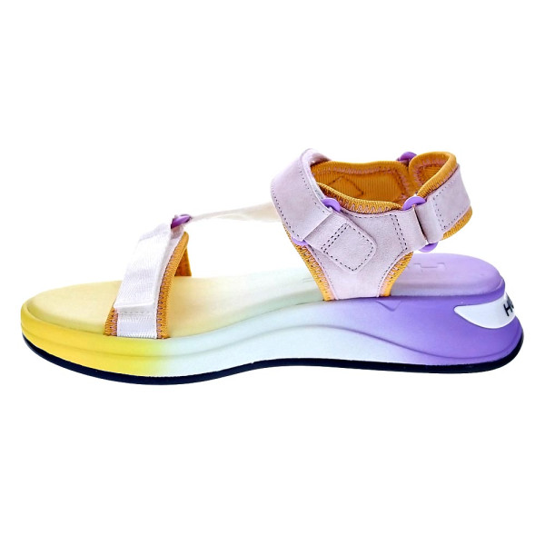 Sandalias Hoff zapatos Mujer modelo Redonda Amarillo Velcro