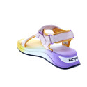 Sandalias Hoff zapatos Mujer modelo Redonda Amarillo Velcro