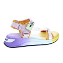 Sandalias Hoff zapatos Mujer modelo Redonda Amarillo Velcro