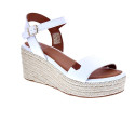 Sandalias Popa zapatos Mujer modelo Arambol Piel Blanco 