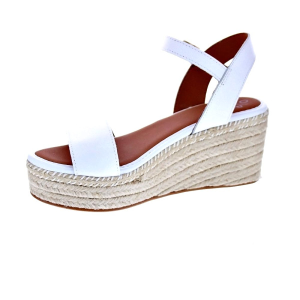 Sandalias Popa zapatos Mujer modelo Arambol Piel Blanco 