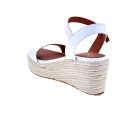 Sandalias Popa zapatos Mujer modelo Arambol Piel Blanco 
