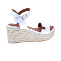 Sandalias Popa zapatos Mujer modelo Arambol Piel Blanco 