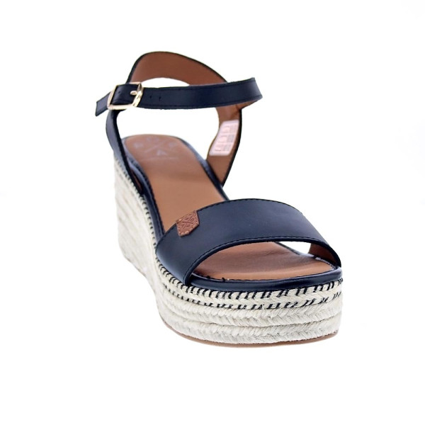 Sandalias Popa zapatos Mujer modelo Arambol Piel Negro 