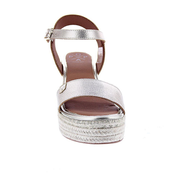 Sandalias Popa zapatos Mujer modelo Arambol Laminado Oro 