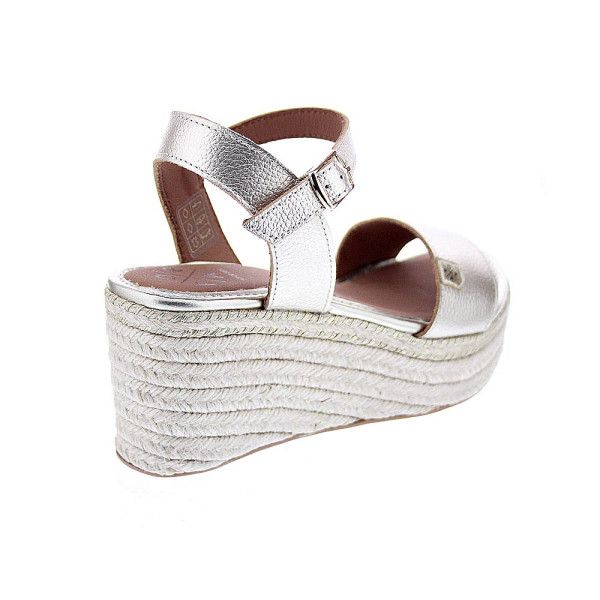 Sandalias Popa zapatos Mujer modelo Arambol Laminado Oro 