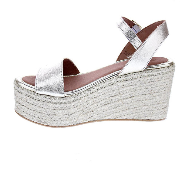 Sandalias Popa zapatos Mujer modelo Tofari Laminado CA33501 Oro 