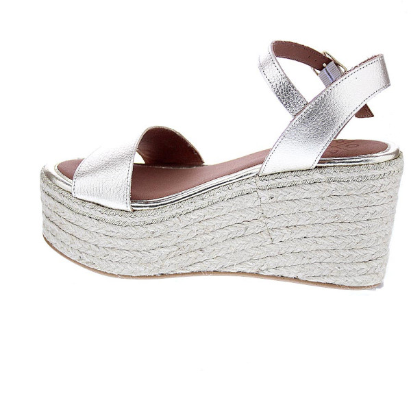 Sandalias Popa zapatos Mujer modelo Tofari Laminado CA33501 Oro 