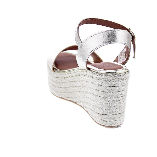 Sandalias Popa zapatos Mujer modelo Tofari Laminado CA33501 Oro 