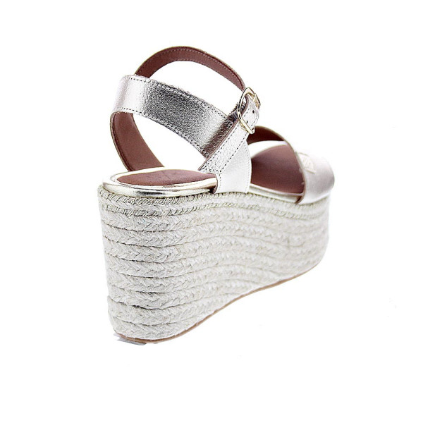 Sandalias Popa zapatos Mujer modelo Tofari Laminado CA33501 Oro 