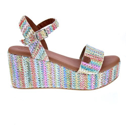 Sandalias Popa zapatos Mujer modelo Arambol Full Multicolor 