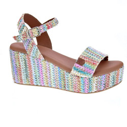 Sandalias Popa zapatos Mujer modelo Arambol Full Multicolor  2