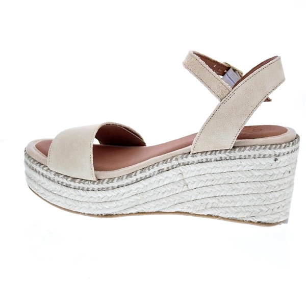 Sandalias Popa zapatos Mujer modelo Arambol Serraje Beige 