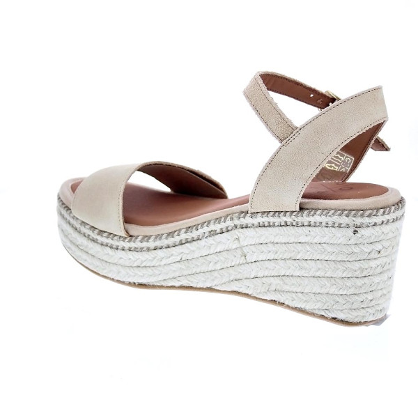 Sandalias Popa zapatos Mujer modelo Arambol Serraje Beige 