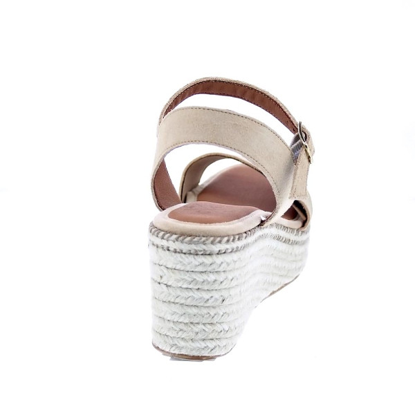 Sandalias Popa zapatos Mujer modelo Arambol Serraje Beige 