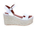 Sandalias Popa zapatos Mujer modelo Tofari Piel Blanco 