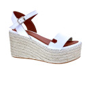 Sandalias Popa zapatos Mujer modelo Tofari Piel Blanco 