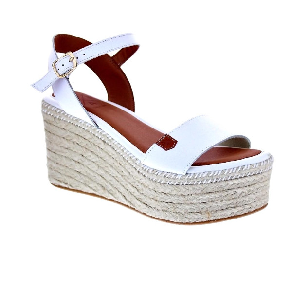 Sandalias Popa zapatos Mujer modelo Tofari Piel Blanco 